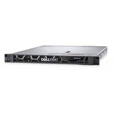 Сервер Dell PowerEdge R450 Server - 8x2.5" SFF, 1xOCP 3.0(x16)+1x16LP, iDRAC9 Enterprise 15G, Front PERC H755, Broadcom 5720 Dual Port 1Gb On-Board LOM, Bezel, Rails.